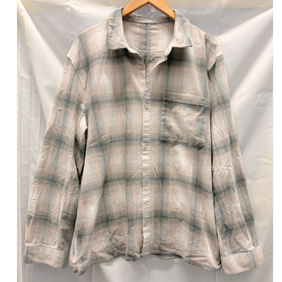 Lululemon Men's Brushed Woven Overshirt XXL Fall Flannel Preppy - Picture 4 of 7